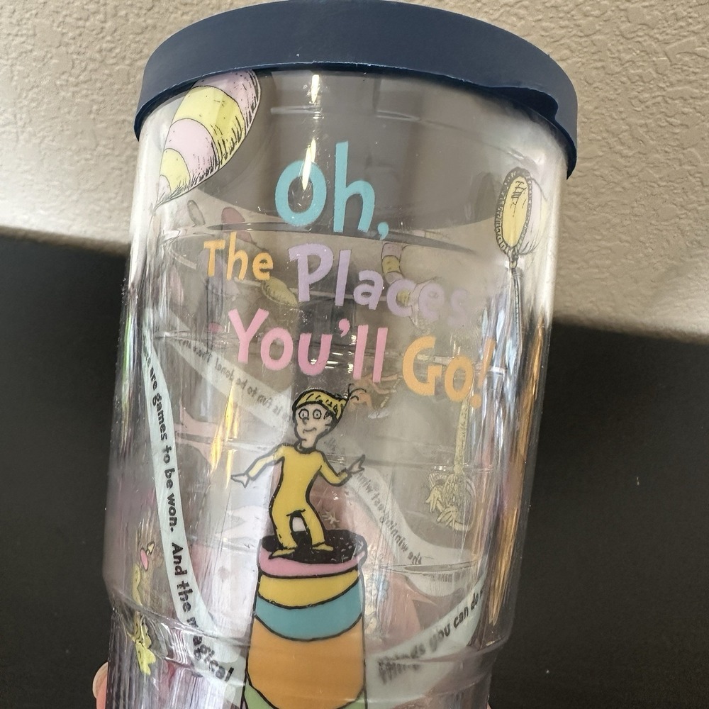 Large 16oz Dr. Suess Tervis Tumbler "Oh The Places You'll Go!" - Picture 4 of 6